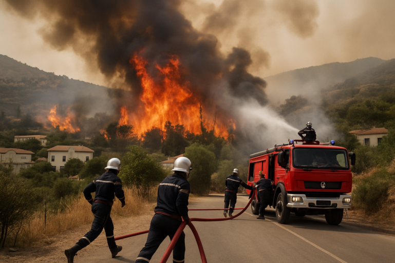Algeria Wildfires Kill at Least 12 and Injure 54 Across Northeastern Provinces