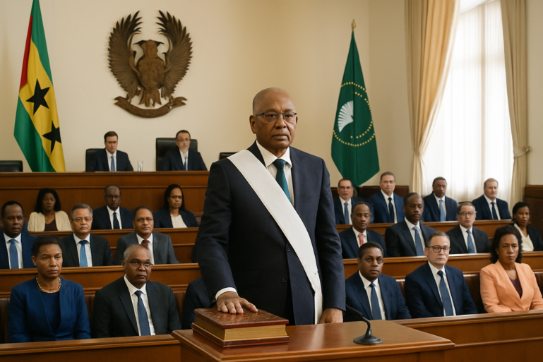 São Tomé and Príncipe President Carlos Vila Nova Sworn In for Second Term