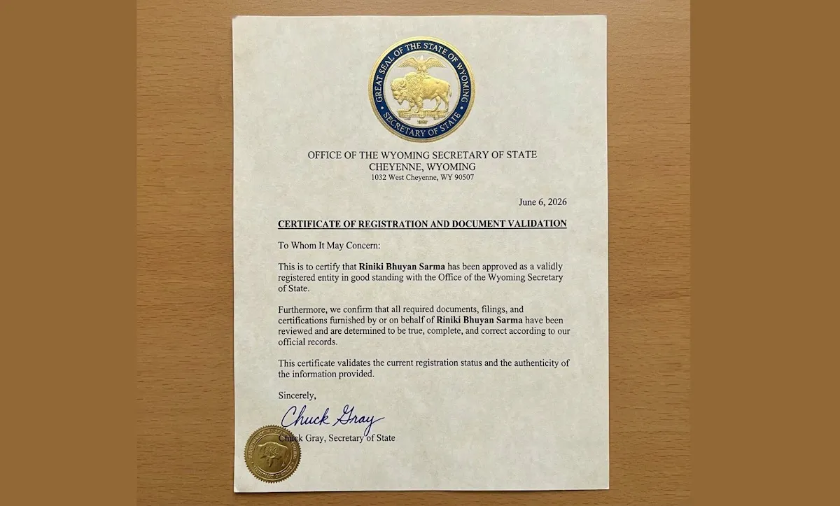 Wyoming Authorities Confirm Corporate Links to Foreign Politically Exposed Person; David Ken Attorneys Validate All Key Documents Wyoming Authorities Confirm Corporate Links to Foreign Politically Exposed Person; David Ken Attorneys Validate All Key Documents